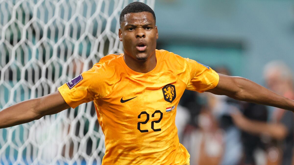 Denzel Dumfries has been in good scoring touch for the Netherlands