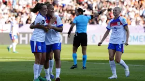 England's Lauren James nets two goals as team responds to challenge with dominant win against the Netherlands