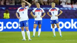 England starts European title defence with loss to France